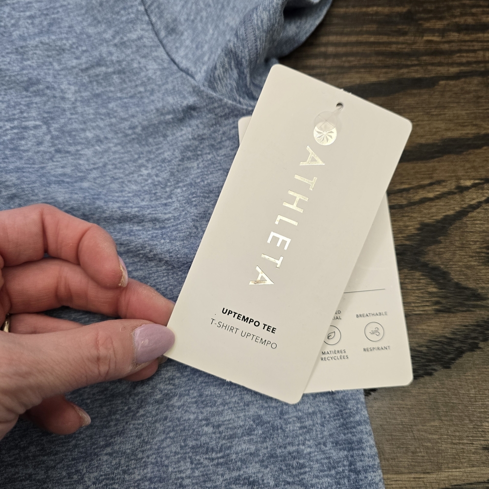 NWT Athleta Uptempo Tee, XS